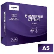 J.Burrows 80gsm Premium A5 Copy Paper 500 Sheet Ream