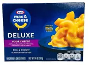 Kraft Four Cheese Sauce Macaroni & Cheese Deluxe Dinner 14 oz Mac