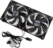 aptop cooling tray USB Fan With Integrated Mesh Pad 3500RPM For Usb Router Broadband Set-Top Box External Mute Cooling Fan 8/12/24cm laptop cooler(24cm)
