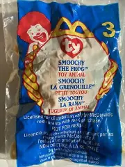 Ty Beanie Babies Mcdonald’s Smoochy The Frog 1993/1999 Tag Errors