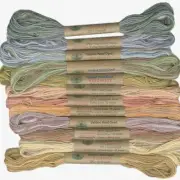 Muddy Monet 12-Color Embroidery Floss Set - 10 Yd Skeins