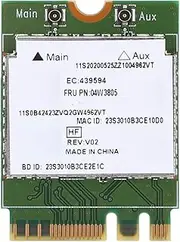 Richer-R Network Card,RTL8192EEBT M.2 300M Computer Wireless Network Card for Laptop Notebook, 4.0 WLAN Card WiFi Module for Notebook,Desktop