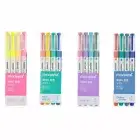 Monami Essenti Twin Highlighter Pen Marker Pastel Color 16 Set