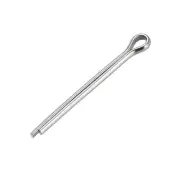 Split Cotter Pin - 5mm x 60mm 304 Stainless Steel 2-Prongs Silver Tone 15Pcs