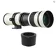 CL015 相機超長焦鏡頭+T2-FX卡口轉接環套裝 手動對焦 420-800mm F/8.3-16超級變焦 T卡口 帶