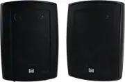 Dual Electronics LU53PB 3-Way High Performance Outdoor Indoor Speakers Black New