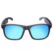 Bluetooth TWS Audio Eyewear Polarized Sunglasses Open Ear Music & Hands Free Calling for Men & Women - Blue