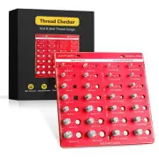 Nut and Bolt Thread Checker, Bolt Identifier Board, Bolt and Nut Identifier G...