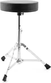 Tiger DHW35-CM Single Braced Drum throne - Drum Stool with Padded Seat