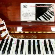 Removable Piano Keyboard Stickers for Beginners Made of Silicone Piano Note