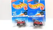 Hot Wheels !/64 -- Two -- Radio Flyer Wagon -- Wheel Variation