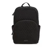 NWT NEW VERA BRADLEY Large ESSENTIAL Backpack Microfiber Black LAPTOP BAG WORK