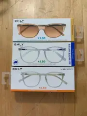 (3) NEW ONLY EYEWEAR -(1)Sunglasses-(2)Blue Light Blocking Reading Glasses +2.50