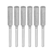 6pcs Diamond Coated Chainsaw Sharpener Bits 7/32" Chain Saw Grinder