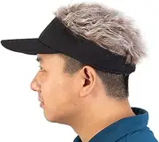 [Generic] Wig,Hair for Men, Unisex Novelty Hair Adjustable Baseball Caps | Suitable for Running, Walking, Cycling, Golf, for Loved