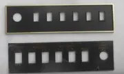 NEW McIntosh MX117 MX 117 tuner preamplifier Decal and bezel Faceplate glass