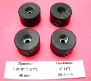 4 Rubber Feet (1.57" x 1.0") Amplifier, Receiver, Speaker, Electronic Components