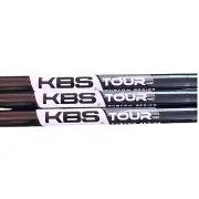 Set of 3 KBS Tour Custom Black Pearl Wedge Shaft Arctic White Stiff 37.5" New