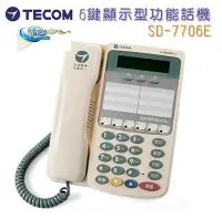 在飛比找Yahoo!奇摩拍賣優惠-TECOM 東訊SD-7706E X總機用話機