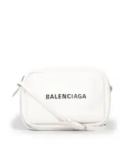 White Leather XS Camera Bag