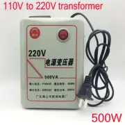 1pc 110V to 220V 500W Transformer 110V Step Up To 220V Output Voltage