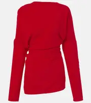[Proenza Schouler] Proenza Schouler Keegan gathered top AU 14 red