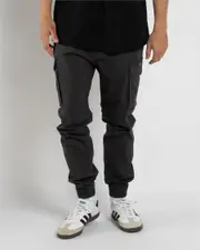 [Skylark] Skylark Men's Distant Cargo Pants in Asphalt Black Size Small S Asphalt Black