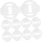 ULTECHNOVO 100pcs String Clips Outdoor Clamp for Plants Wall Clips for Cords Construction Stylish and Functional for Outdoor Lighting