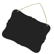 2pcs Blackboard Chalkboard Wall Hanging Message Chalkboard Sign