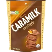 Cadbury Caramilk Minis Bite Sized Chocolate Pieces 200g Pouch