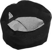 [TOVINANNA] Unisex Chef Hat for Restaurants and Catering Comfortable Service Cap Easy Maintenance Professional Design for Hotels and Kitchens Black