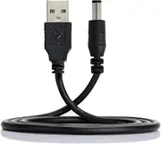 cablecc USB 2.0 Male A Type to 5.5 x 2.5mm DC 5V Power Plug Barrel Connector Charge Cable 80cm
