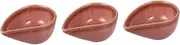GLEAVI 3 Pcs Aromatherapy Dish Ceramic Dipping Dish Salon Mixing Bowl Mini Appetizer Plates Appetizer Serving Tray Ceramic Plate Incense Tray Ring Dish Soy Drop Shape Ceramics Facial Mask