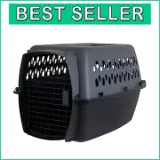 Compact yet Spacious 26" Dog Travel Crate for Medium Breeds - Easy to Assemble