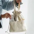 Aluminum Foil Liner Lunch Drawstring Bag Rice Box Storage Pouch School