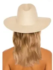 Brixton Women's Seaside Natural Straw Hat BNWT RRP $59.99