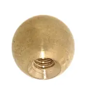 B&P Lamp 3/8" Dia., Brass Ball, Tap 6/32F