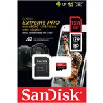 SANDISK EXTREME PRO 128GB 128G MICROSD SDXC 170MB/S 4K 記憶卡