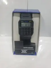 Casio Calculator Watch DataBank Water Resistant Black DB02 NEW