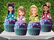 Sofia the First and Friends Cupcake Topper (12pcs)