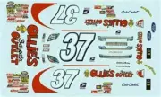 Winscals #37 Ollies Outlet 2007-Jamie McMurray 1/24 Nascar decal