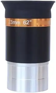 1.25 Inch 62 Degrees 23mm Astronomical Telescope Accessories 23mm Aspheric Eyepiece