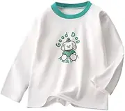 [FEIFEISISTER] Baby Clothes, Boys and Girls, Long Sleeve T-shirt, Plain, Baby Kids, Toddler, Long Sleeve, Children's Clothes, Top, Spring/Autumn, Round Neck, Breathable, Soft, Stylish, Everyday Wear