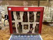Nativity Set Polyresin 10 Pcs NOS Joseph Mary Jesus Wisemen Manger