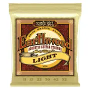 Ernie Ball Earthwood Light 80/20 Bronze Acoustic Guitar Strings - 11-52 Gauge -