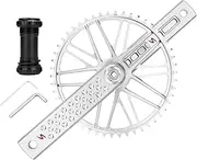 Bicycle Crankset 170mm Crank Set Components Parts Repairing Lightweight with Bottom Bracket Bike Crank Arm Set for Road Bikes