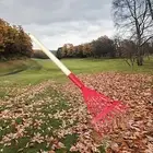Grass Leaf Rake Gardening Leaf Rake Easy on and Off Storage Mini Rake for Lawns