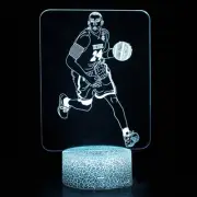 Basketball 3D Night Light,Illusion Night Lamp,7 Colors Changing with Control