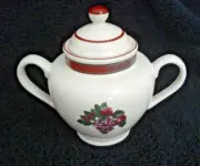 Raymond Waites Certified International Cornucopia Sugar Bowl & Lid NEW