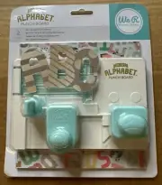 We R Memory Keepers Mini Alphabet Punch Board New
